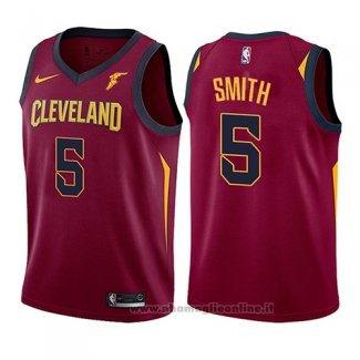 Maglia Bambino Cleveland Cavaliers J.r. Smith NO 5 Icon 2017-18 Rosso