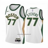 Maglia Boston Celtics Lamar Stevens #77 Citta 2023-24 Bianco