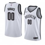 Maglia Brooklyn Nets Rodions Kurucs NO 00 Association 2018 Bianco