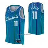 Maglia Charlotte Hornets Cody Martin #11 Citta 2021-22 Blu