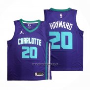 Maglia Charlotte Hornets Gordon Hayward #20 Statement 2020-21 Viola