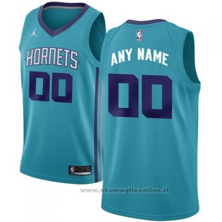 Maglia Charlotte Hornets Personalizzate 17-18 Verde