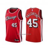 Maglia Chicago Bulls Denzel Valentine #45 Citta 2021-22 Rosso