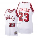 Maglia Chicago Bulls Michael Jordan NO 23 Hardwood Classics 1984-85 Bianco