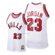 Maglia Chicago Bulls Michael Jordan NO 23 Hardwood Classics 1984-85 Bianco