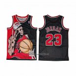 Maglia Chicago Bulls Michael Jordan No 23 Mitchell & Ness 1997-98 Nero