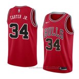 Maglia Chicago Bulls Wendell Carter Jr. NO 34 Icon 2018 Rosso