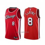 Maglia Chicago Bulls Zach Lavine #8 Citta 2021-22 Rosso