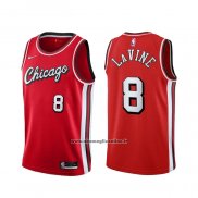 Maglia Chicago Bulls Zach Lavine #8 Citta 2021-22 Rosso