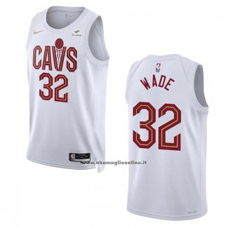 Maglia Cleveland Cavaliers Dean Wade #32 Association 2022-23 Bianco