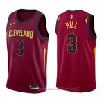 Maglia Cleveland Cavaliers George Hill NO 3 Icon 2017-18 Rosso