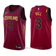 Maglia Cleveland Cavaliers George Hill NO 3 Icon 2017-18 Rosso