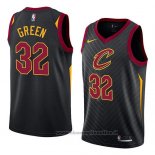 Maglia Cleveland Cavaliers Jeff Green NO 32 Statement 2018 Nero