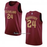 Maglia Cleveland Cavaliers Lauri Markkanen #24 Icon 2022-23 Rosso