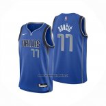 Maglia Dallas Mavericks Kyrie Irving No 11 Icon 2024-25 Blu