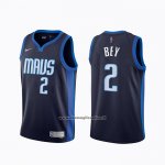 Maglia Dallas Mavericks Tyler Bey #2 Earned 2020-21 Blu
