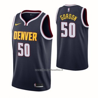 Maglia Denver Nuggets Aaron Gordon #50 Icon 2021 Blu