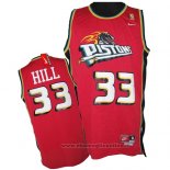 Maglia Detroit Pistons Grant Hill NO 33 Throwback Rosso