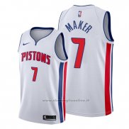 Maglia Detroit Pistons Thon Maker NO 7 Association Bianco