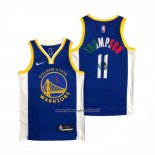 Maglia Golden State Warriors Klay Thompson #11 Icon Royal Special Mexico Edition Blu
