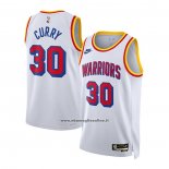 Maglia Golden State Warriors Stephen Curry #30 Classic 2024-25 Bianco
