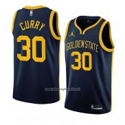 Maglia Golden State Warriors Stephen Curry #30 Statement 2022-23 Blu