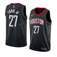 Maglia Houston Rocketst James Ennis III NO 27 Statement 2018 Nero