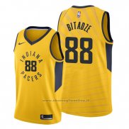 Maglia Indiana Pacers Goga Bitadze NO 88 Statement Or