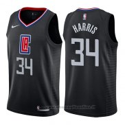 Maglia Los Angeles Clippers Tobias Harris NO 34 Statement 2019 Nero