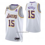 Maglia Los Angeles Lakers Austin Reaves #15 Association 2022-23 Bianco