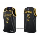 Maglia Los Angeles Lakers Carmelo Anthony #7 Mamba 2021-22 Nero