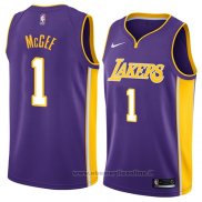 Maglia Los Angeles Lakers Javale Mcgee NO 1 Statement 2018 Viola