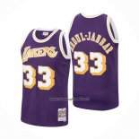 Maglia Los Angeles Lakers Kareem Abdul-jabbar #33 Mitchell & Ness 1983-84 Viola