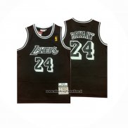Maglia Los Angeles Lakers Kobe Bryant #24 Mitchell & Ness 2007-08 Nero Bianco