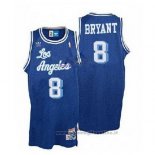 Maglia Los Angeles Lakers Kobe Bryant NO 8 Throwback Blu