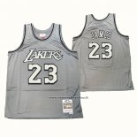 Maglia Los Angeles Lakers Lebron James #23 Mitchell & Ness 1996-97 Grigio