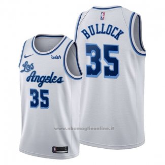 Maglia Los Angeles Lakers Reggie Bullock NO 35 Classic Edition 2019-20 Bianco