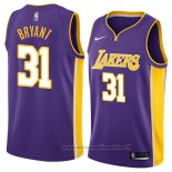 Maglia Los Angeles Lakers Thomas Bryant NO 31 Statement 2018 Viola