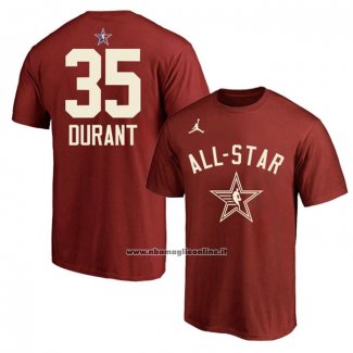 Maglia Manica Corta All Star 2024 Kevin Durant Rosso