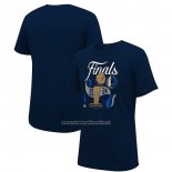 Maglia Manica Corta Dallas Mavericks 2024 NBA Finals Blu