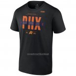 Maglia Manica Corta Phoenix Suns 2023 NBA Playoffs Jump Ball Nero