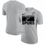 Maglia Manica Corta San Antonio Spurs Grigio