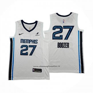 Maglia Memphis Grizzlies Cameron Boozer No 27 Association 2026-27 Bianco