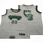Maglia Memphis Grizzlies Derrick Rose No 23 Classic Bianco