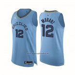 Maglia Memphis Grizzlies Ja Morant #12 Statement Autentico 2021-22 Blu