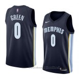 Maglia Memphis Grizzlies Jamychal Green NO 0 Icon 2018 Blu