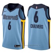 Maglia Memphis Grizzlies Mario Chalmers NO 6 Statement 2017-18 Blu