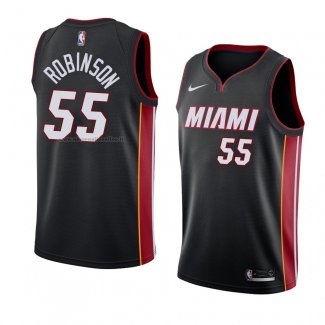 Maglia Miami Heat Duncan Robinson NO 55 Icon 2018 Nero