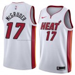 Maglia Miami Heat Rodney McGruder NO 17 Association 2018 Bianco