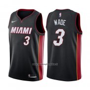 Maglia Miami Heat Victor Dwyane Wade #3 Icon Nero